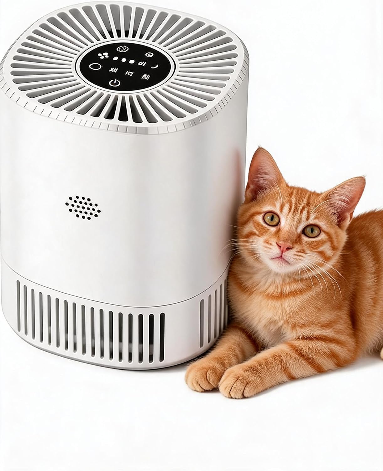 Air Purifier for Home Room Up to 1000Ft², HEPA Air Purifier with Washable Double-Sided Filters