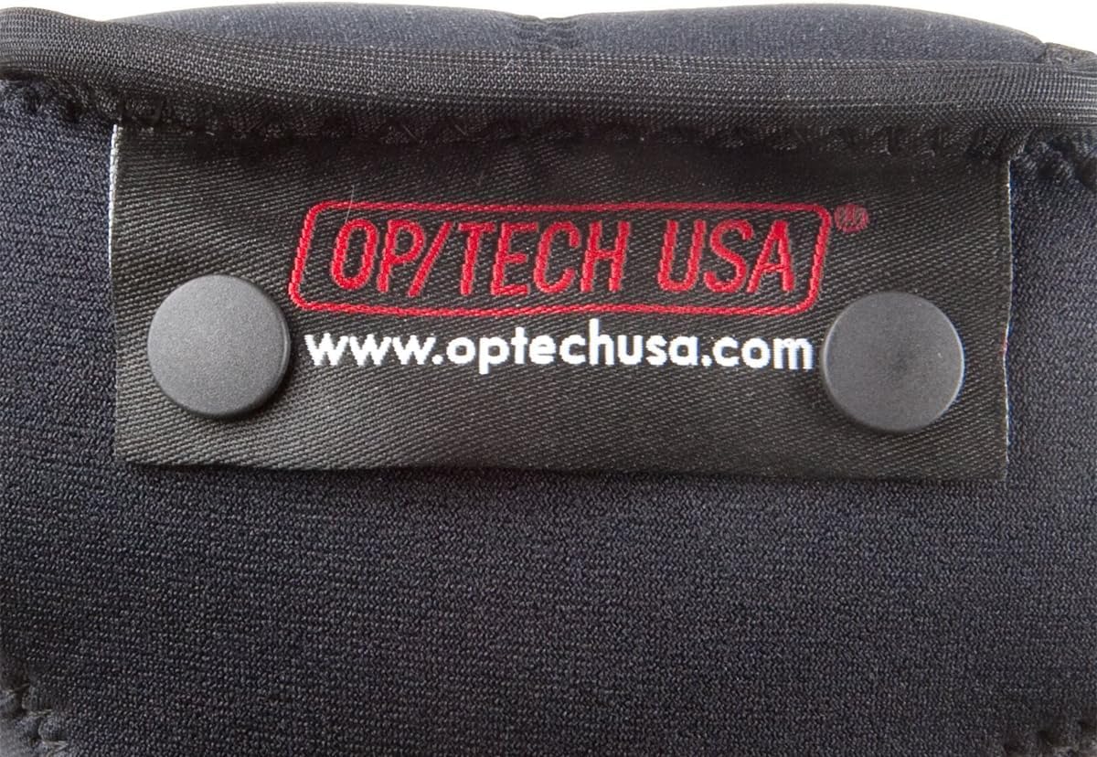 OP/TECH USA Soft Pouch - Compact digital camera case, lightweight accessories pouch, sleek neoprene sleeve for DSLR, perfect for backpacks & travel