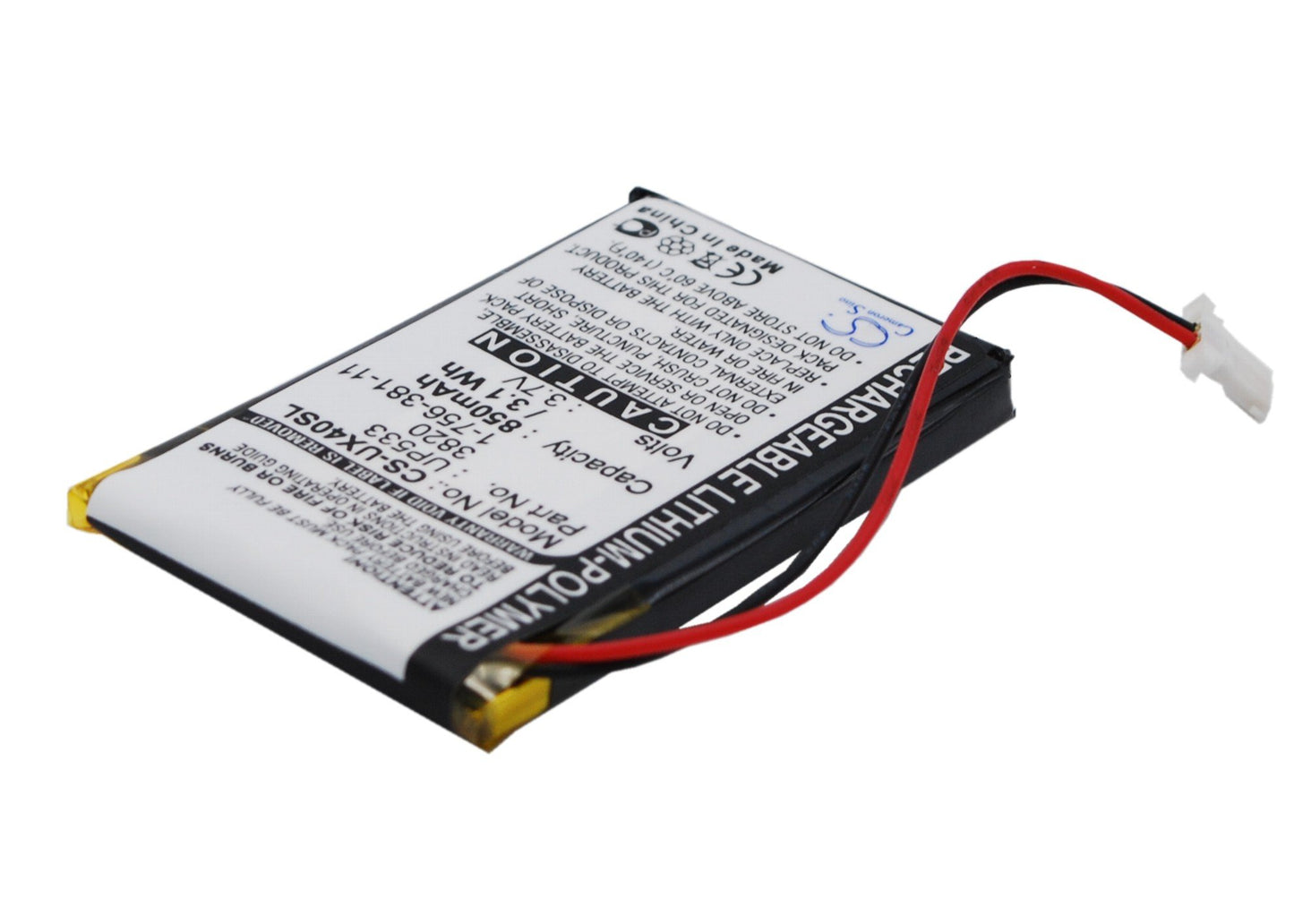 FITHOOD Battery Replacement for Sony Clie PEG-UX40, Clie PEG-UX50 Part NO 1-756-381-11, UP553