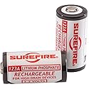SureFire SFLP123 3V Lithium 450mAh 2 Pack Battery