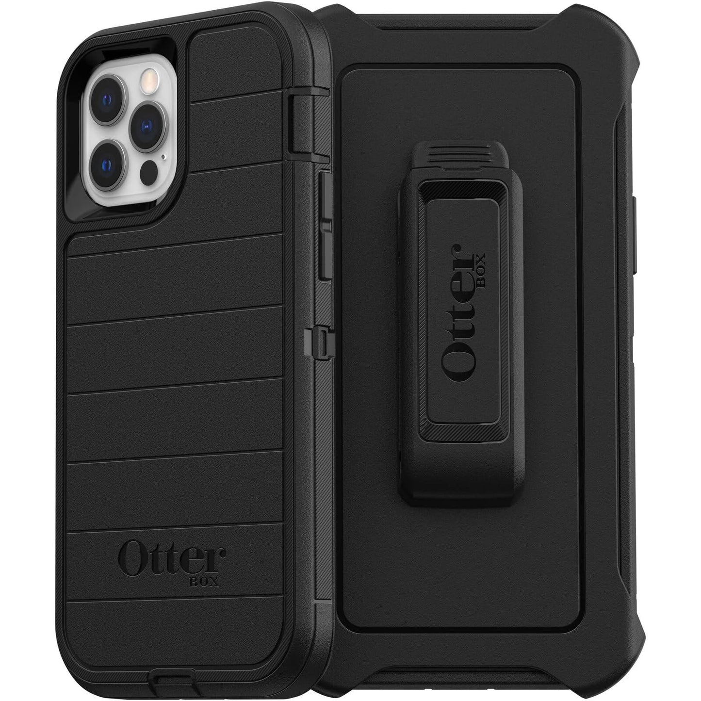 OtterBox Defender Series Case for Apple iPhone 12 & iPhone 12 Pro - (Black)