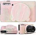 SZHSYJY Camera Case for Canon PowerShot SX740/ SX730 Digital Camera,Soft Silicone Protective Bag Removable Lens Cover,Anti-Scratch Slim Fit