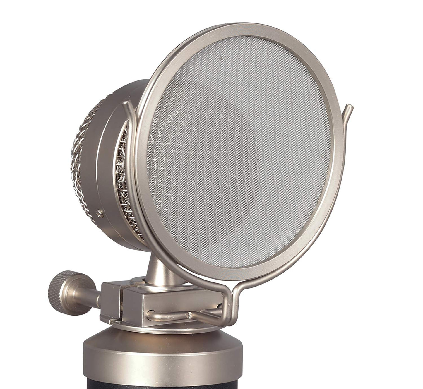 Boytone, Professional Studio Recording Podcast Condenser, Metal Shock Mount, Anti-Wind Cap (BT-68SM)