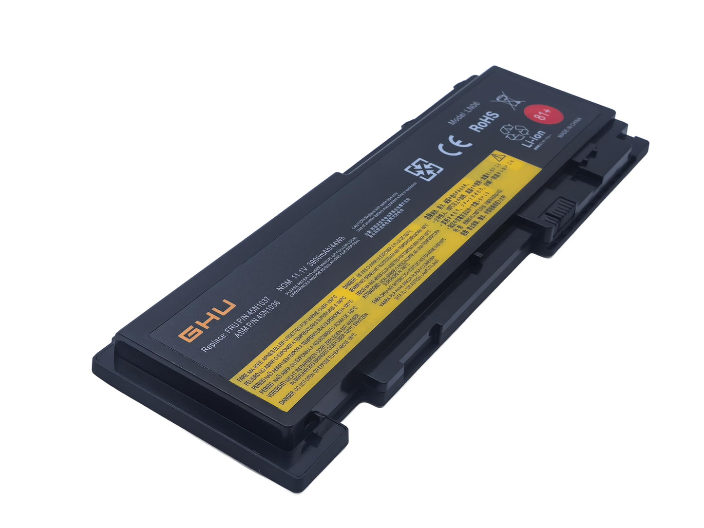 GHU New Battery 81+ Compatible with Lenovo ThinkPad T420s T430s 0A36287 42T4844 42T4845 42T4846 42T4847 45N1036 45N1037 45N1038 45N1039 45N1064