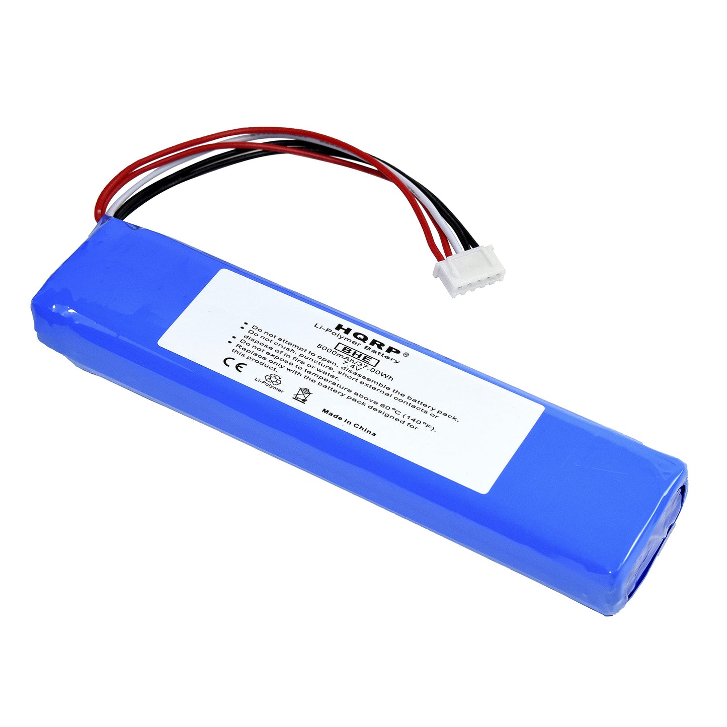 HQRP 5000mAh Battery Compatible with JBL Xtreme Extreme Portable Bluetooth Speaker 5000mAh Li-Polymer JBL GSP0931134 Repair + Screwdriver