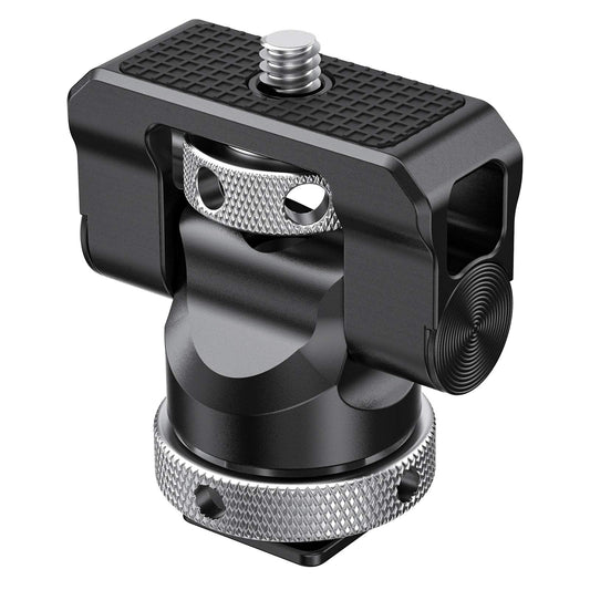 SmallRig Field Monitor Mount Holder with Cold Shoe and 1/4" Inch Screw for 5 Inch and 7 Inch Monitor, with 360 Degree Swivel and 140 Degree Tilt