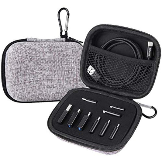 BHSKJSZ 10-Piece Type C Adapter Kit, Compatible with Micro USB/Type C/USB OTG Adapter, Travel Case with and Carabiner, Includes USB Type C Cable