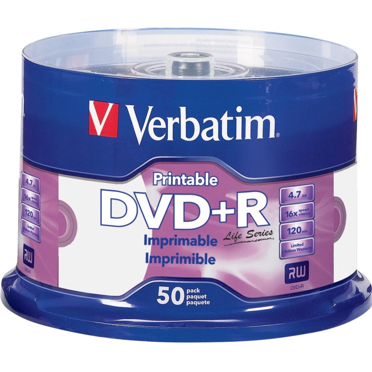 VER2072233 - DISC,DVD+R,4.7GB,PRTABLE