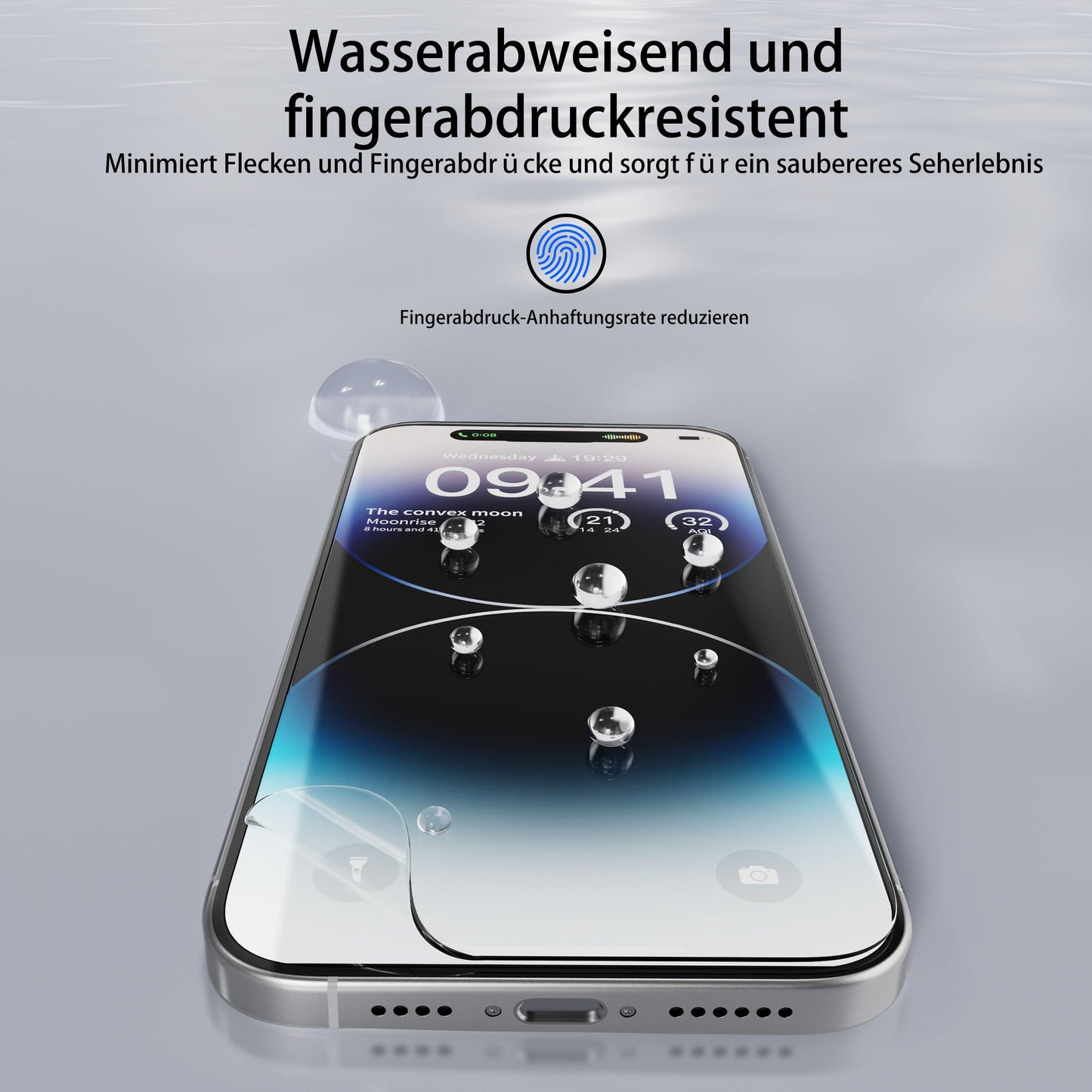 JUVENPROTO 3 Pack for Samsung Galaxy A23 / A14 / A13 TPU Films Screen Protectors, Fingerprint Unlock, HD Clear, Anti Scratch, Bubble Free, Ultra Thin