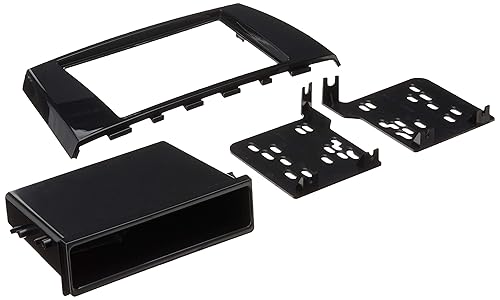 Metra 99-7016GHG Single DIN Dash Kit for Select 2014 and Mitsubishi Mirage Vehicles (Charcoal)