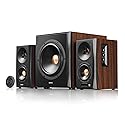 Edifier S360DB Bookshelf Speaker and Subwoofer 2.1 Speaker System Bluetooth v4.1 aptX Wireless Sound for Computer Rooms, Living Rooms and Dens