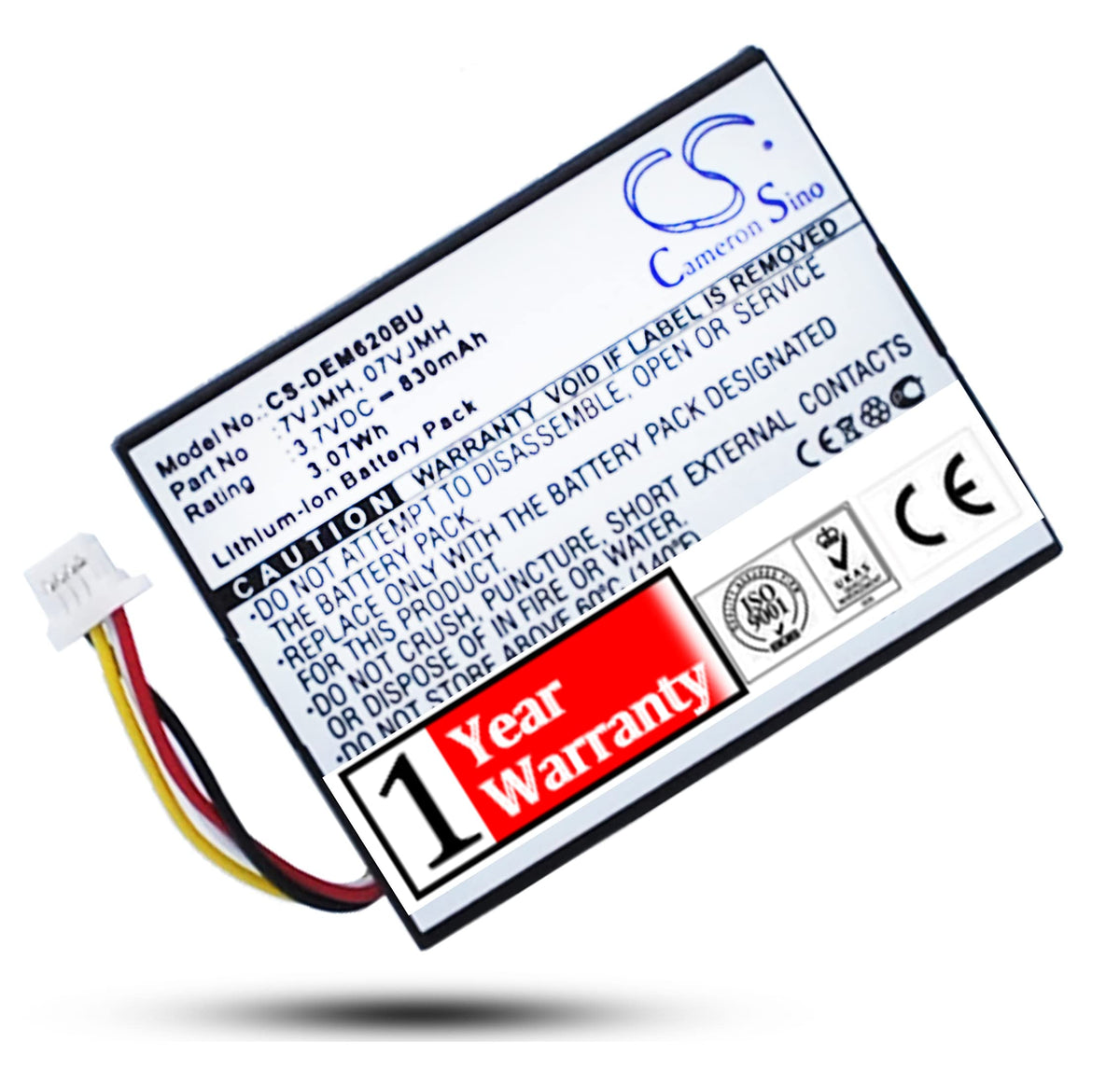 BCXY Replacement Battery for DELL PERC H710 H710P H810, PowerEdge M620 R320 R420 R520 R620 R720 R820 T110 II