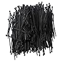 Zip Ties 8 inch 1000 pcs Cable Zip Ties with 40 Pounds Tensile Strength, Black Cable Ties, Self-Locking Nylon Tie Wraps for Indoor and Outdoor