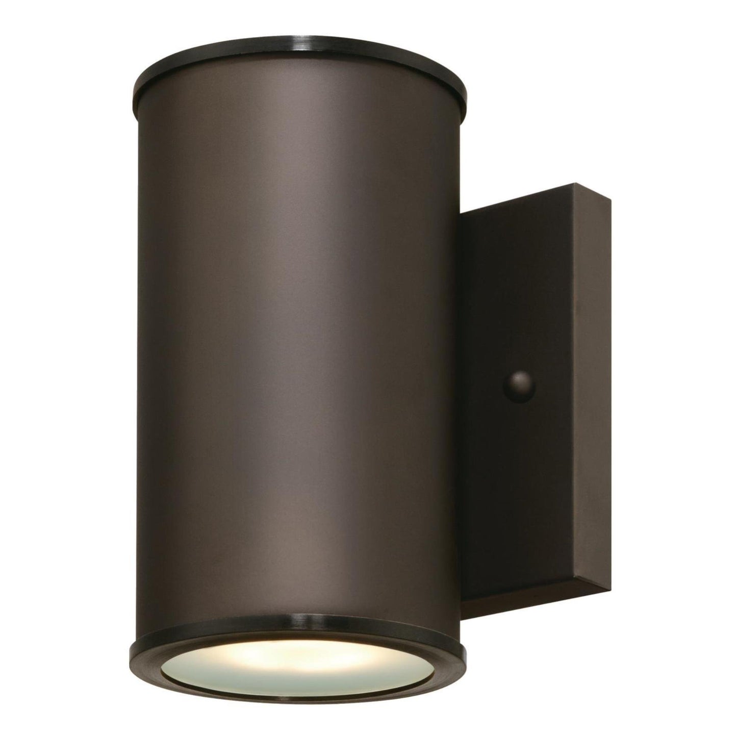 Westinghouse 6315600 Mayslick One-Light LED Outdoor Wall Fixture, Oil Rubbed Bronze Finish with Frosted Glass Lens,Brown
