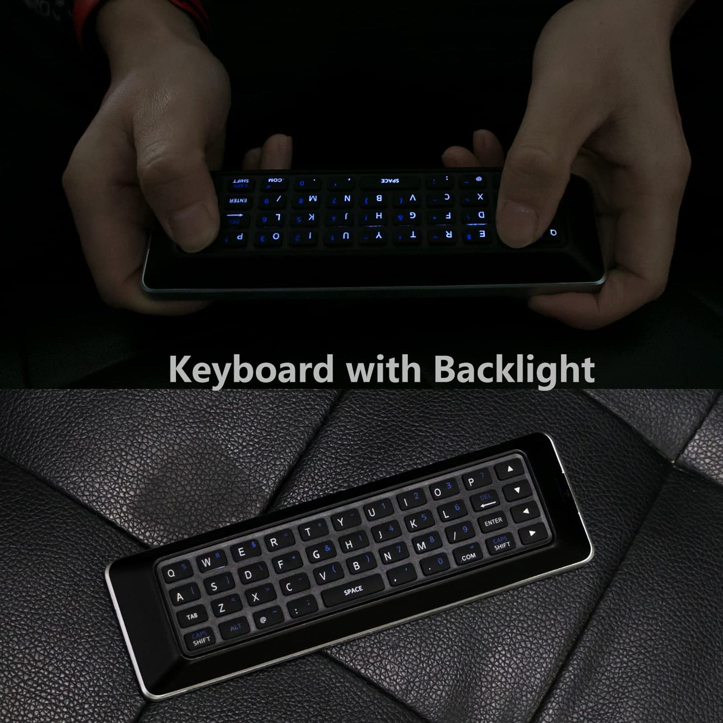 New XRT500 QWERTY Keyboard with Back Light Remote Replacement fit for VIZIO TV M43-C1 M49-C1 M50-C1 M55-C2 M60-C3 M65-C1 M70-C3 M75-C1 M80-C3 M322I-B1