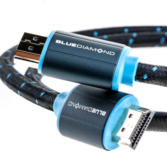 BlueDiamond Premium HDMI Cable with Ethernet - Tangle Free - 10 feet