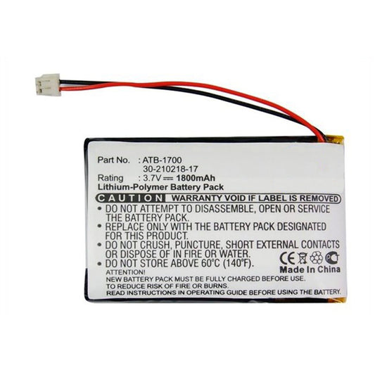 MPF Products ATB-1700 30-210218-17 Battery Replacement Compatible with RTI T3V, T3-V, T3-V+ Universal Remote Controllers