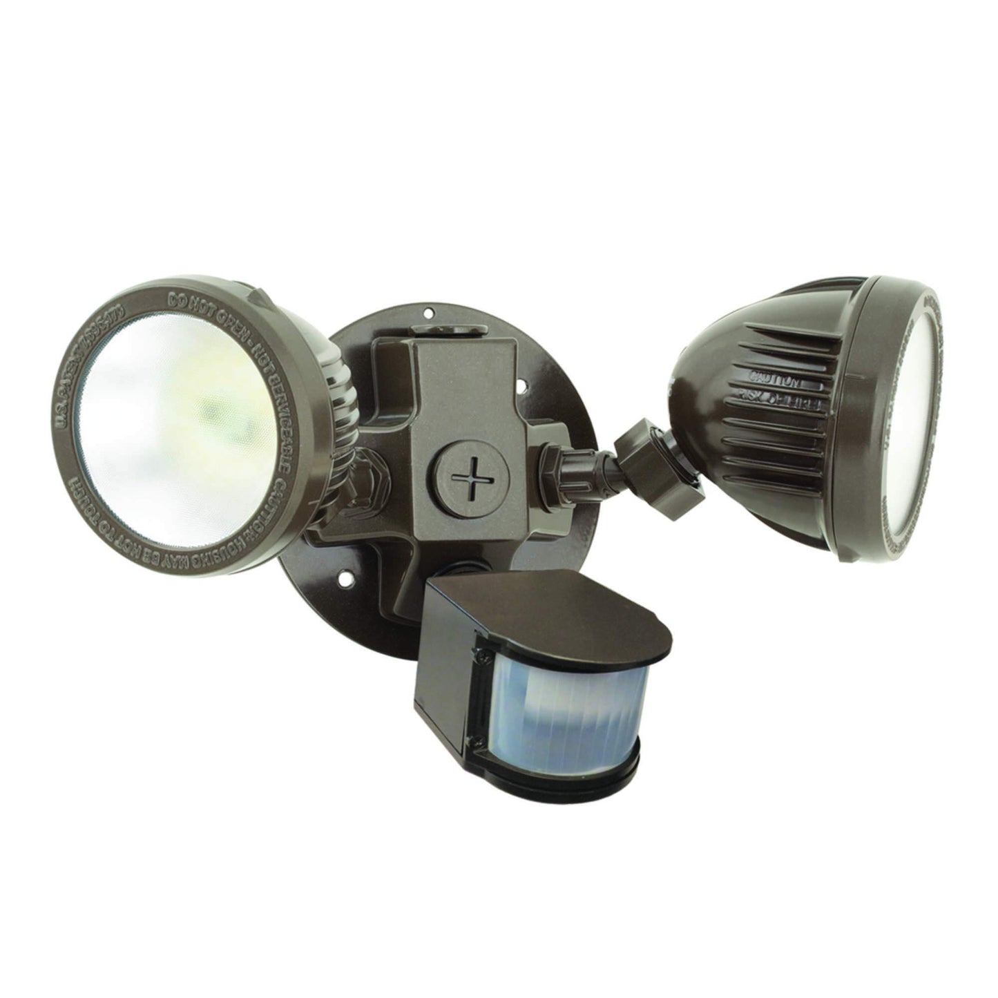 Hubbell Industrial ML-2L3K-1-DB LED Twin Head Motion Sensor Kit, Dark Bronze