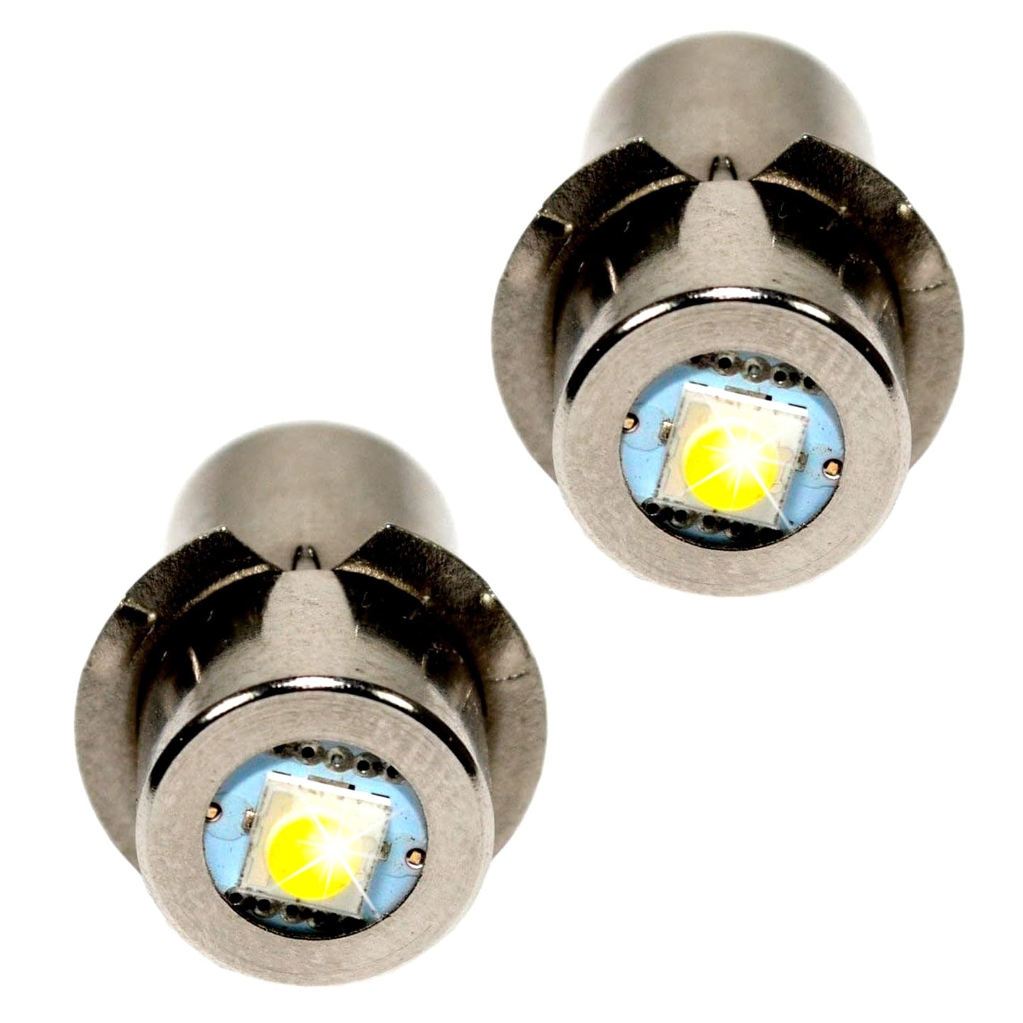 HQRP 2-Pack LED Upgrade Bulb Compatible with Ryobi FL1800 / Ridgid R849 7817502 780204001 780175002 780175003 780036001 Flashlight, 180LM 6-24V