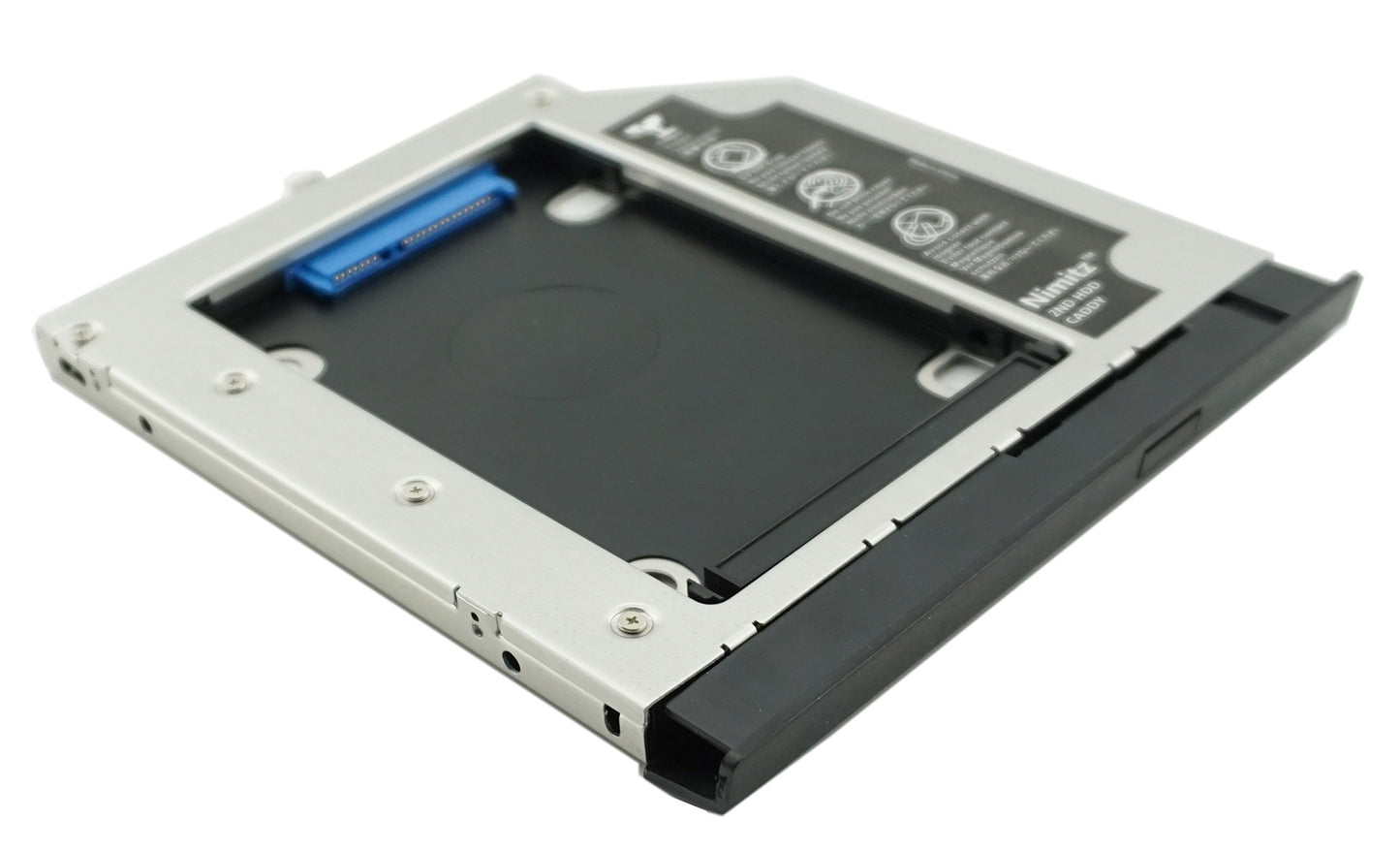 Nimitz 2nd HDD SSD Hard Drive Caddy Compatible with Lenovo Thinkpad E570c E570 E575 with Faceplate/Bracket