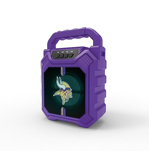 SOAR NFL XL ShockBox Wireless Bluetooth Speaker, Minnesota Vikings