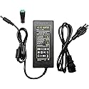 Auplf 24V 6A 144W AC Power Supply Adapter, 100-240V AC to DC, 5.5mm x 2.1mm DC Plug, for LED Strip Lights, CCTV Cameras, Other 24V Devices