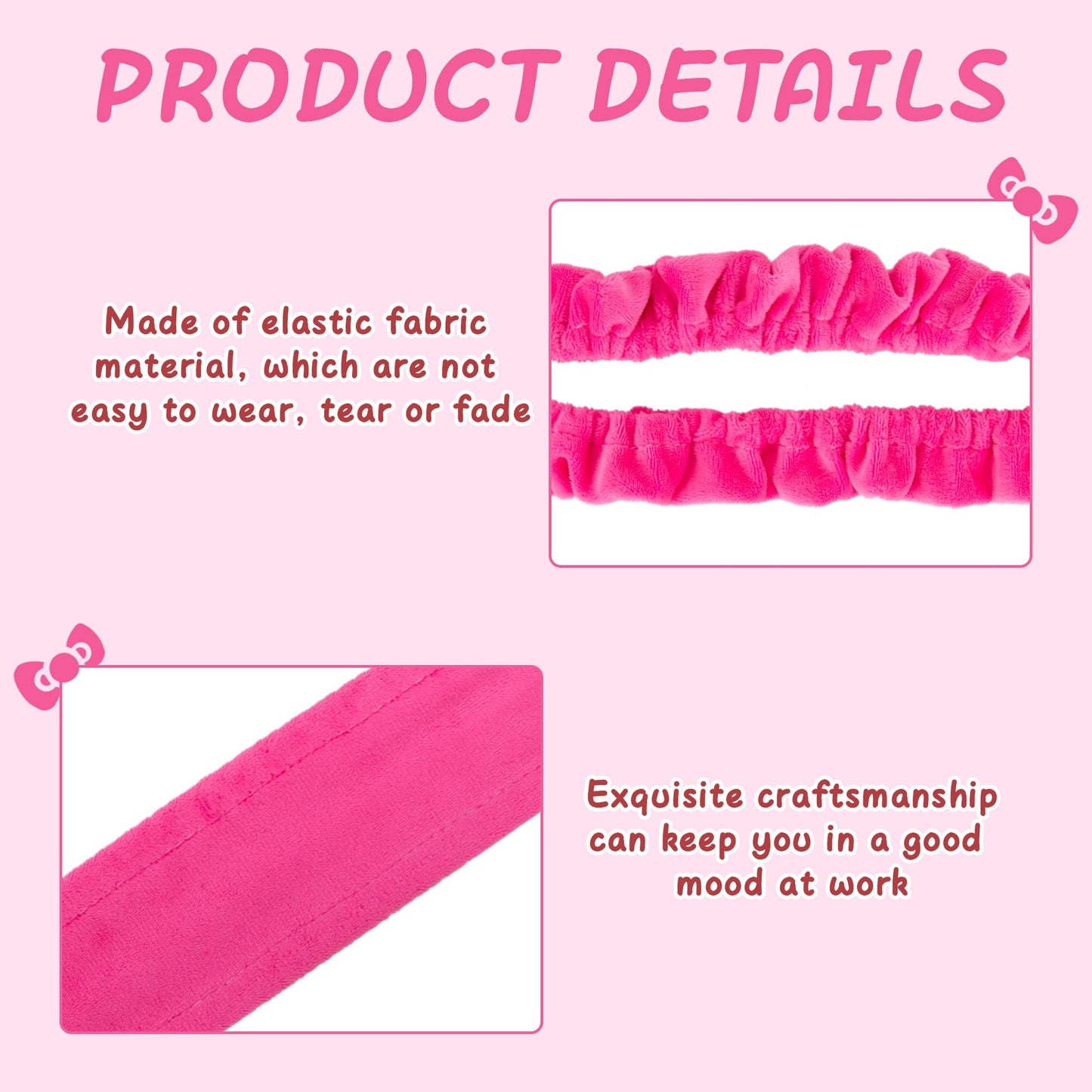 Kingshion 27"-34" Lovely Cute Computer Monitor Cover with Cat Ear Design, Kawaii Display Dust Cover with Furry Design, Elastic Dustproof, Suitable
