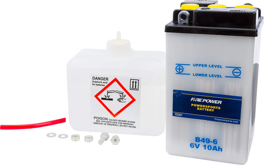 Fire Power Conventional Battery With Acid Pack