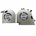 Landalanya Replacement New CPU and GPU Cooling Fan for DELL Inspiron 15 Plus (7510) Series 0GJN2R 0CNNWF EG50050S1-C130-S9A EG50050S1-C120-S9A DC5V