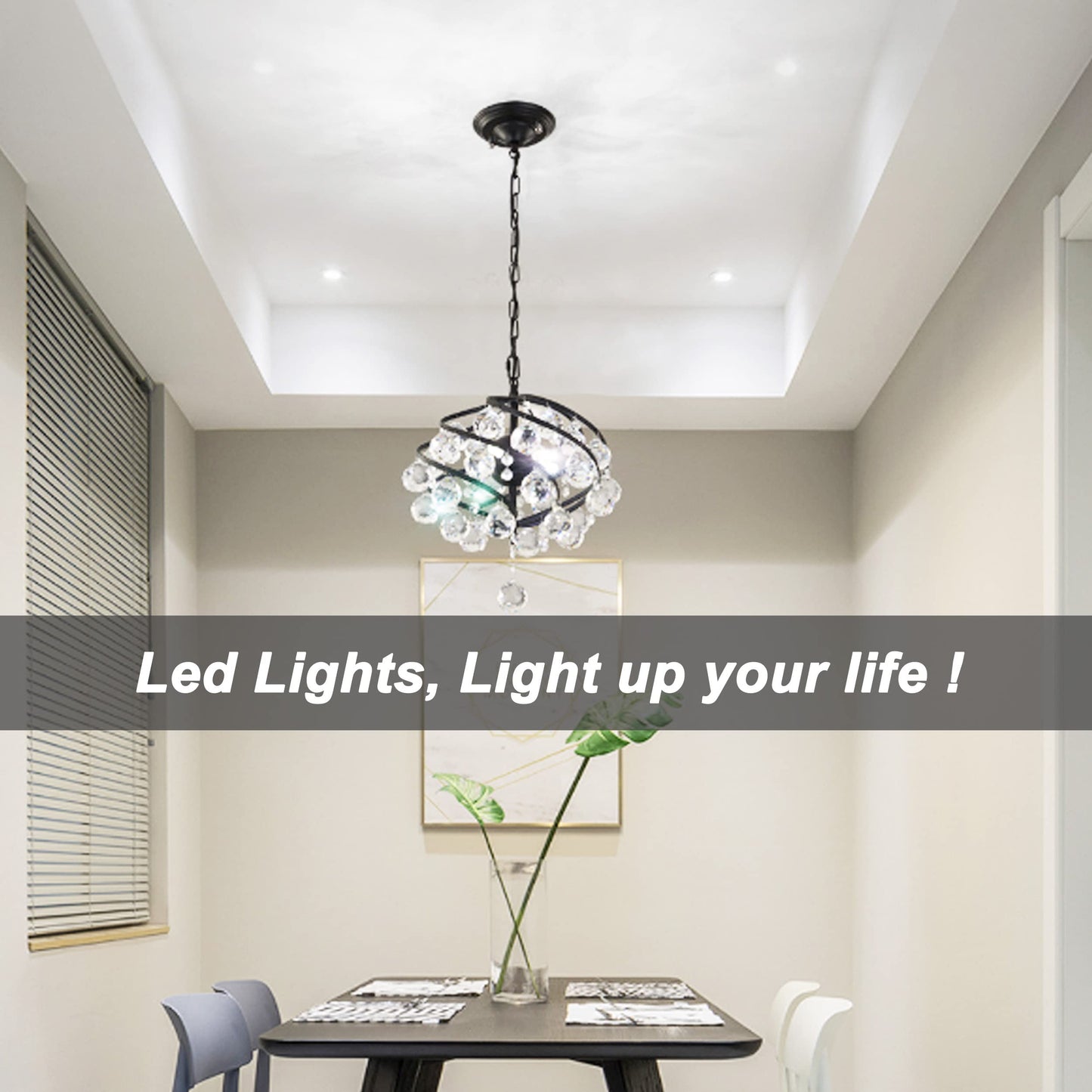 ALIDE E12 C7 Led Candelabra Bulbs 60 Watt Equivalent 6000k Daylight White