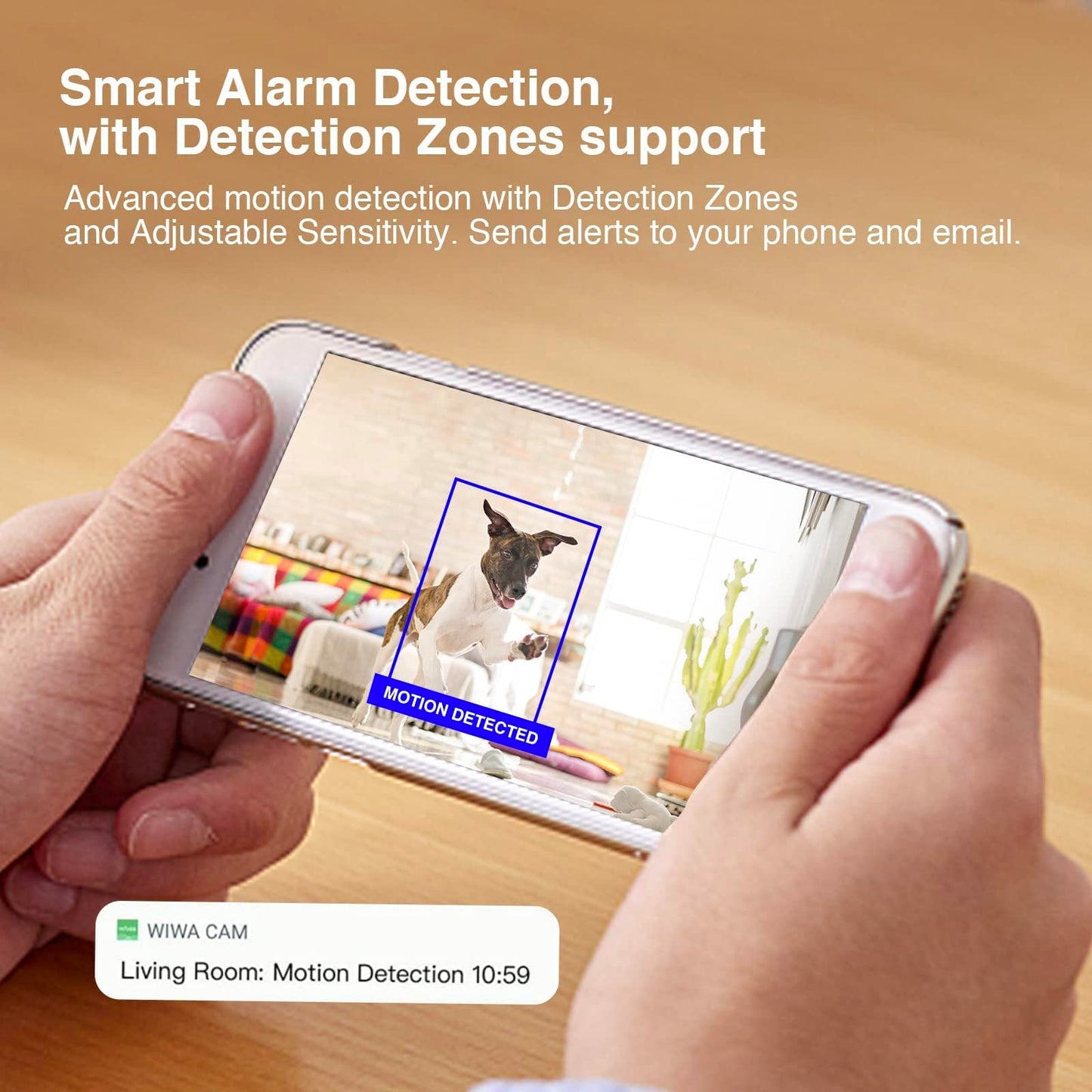 XXAXX 4K Ultra HD WiFi Cam Camera on Wall Plug, Wireless Indoor Cam Nanny Cameras, Phone App, Motion Detection, Alarm Notification, SD Card Slot