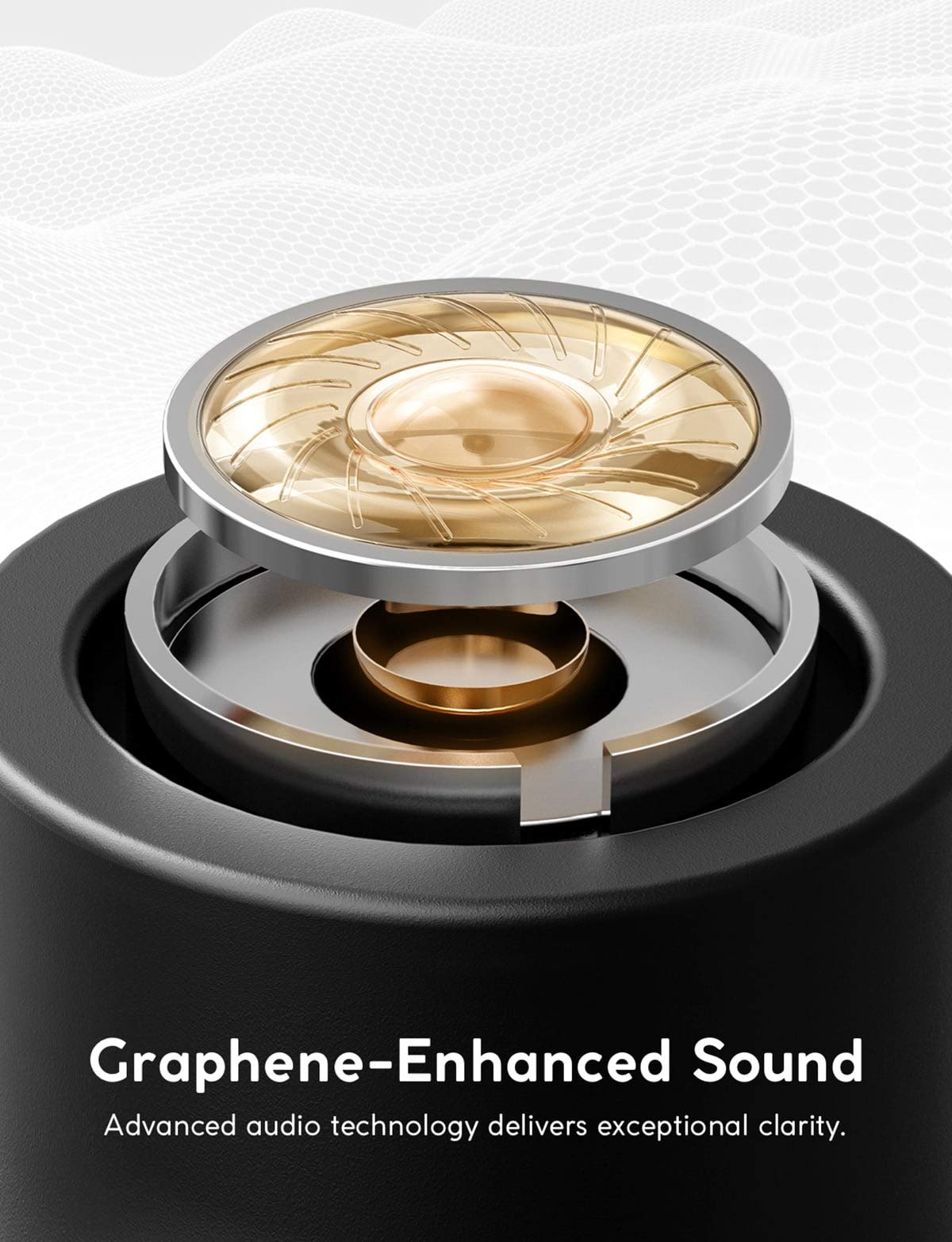 True Wireless Headphones, ZOLO Liberty [Upgraded] 8-Hour Playtime (100 Hours with Charging Case), Bluetooth 5 Bluetooth Earbuds with Graphene Driver