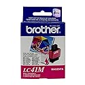 Brother LC41M Ink Cartridge, 400 Page Yield, Magenta