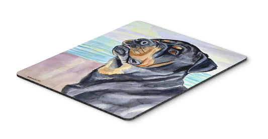 Caroline's Treasures 7107MP Rottweiler Mouse Pad, Hot Pad or Trivet for Home Office Gaming Working Computers Laptop Mouse Mat,Washable Large Mousepad