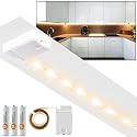 POWER PRACTICAL Luminoodle Under Cabinet Lighting - Click LED Light Strip for Shelves, Kitchen Cabinets, & Furniture, 1-Pack Includes Power Button