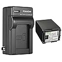Kastar 1-Pack Battery and AC Wall Charger Replacement for Canon VIXIA HF100, VIXIA HF200, VIXIA HG30, VIXIA XA10 XA10 HD, FS10 Flash Memory Camcorder