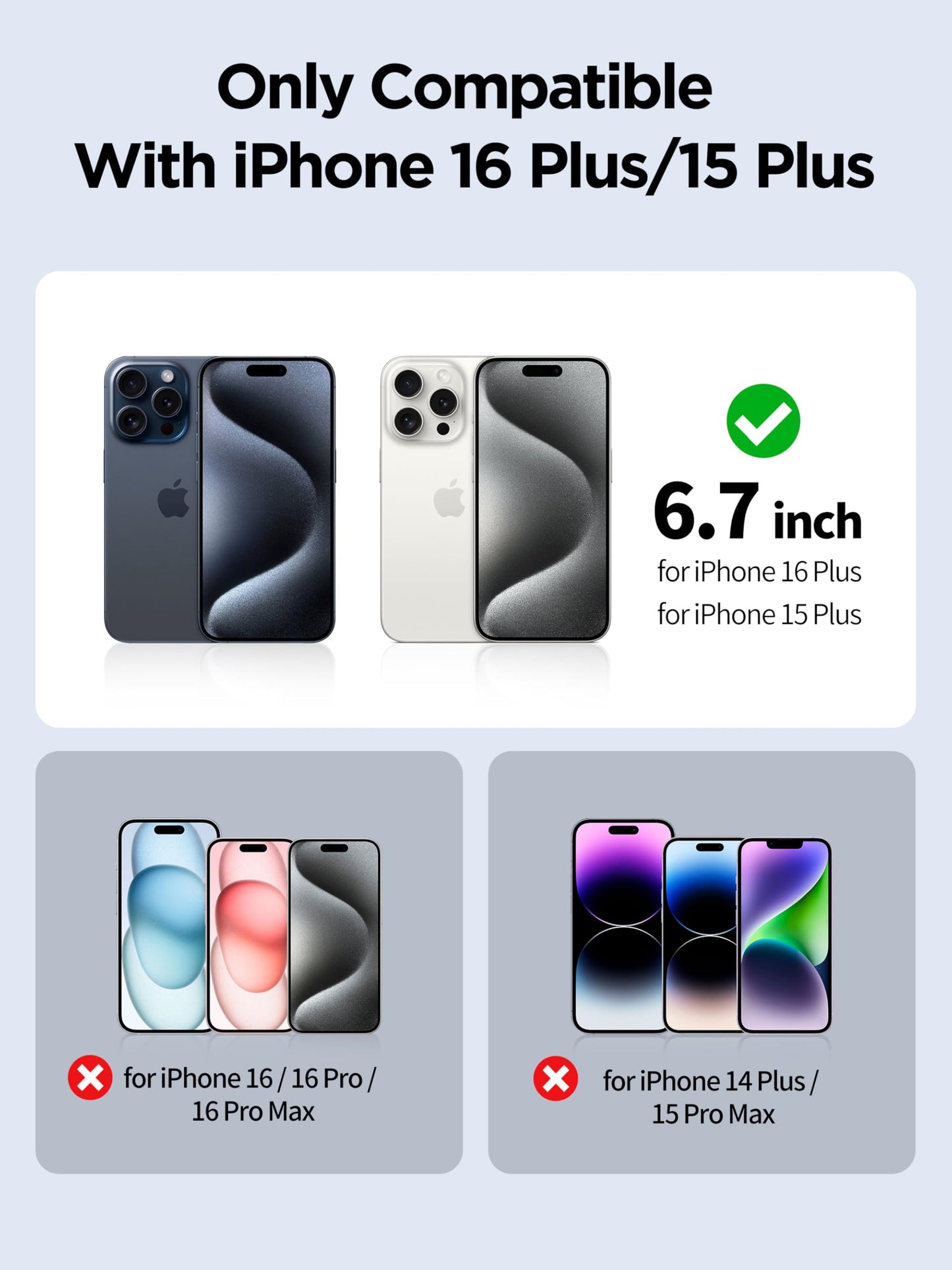 PDDKISS Compatible for iPhone 16 Plus Privacy Screen Protector Tempered Glass 6.7 Inch, Purple Gradient Anti Spy Anti Blue Light HD Easy Installation