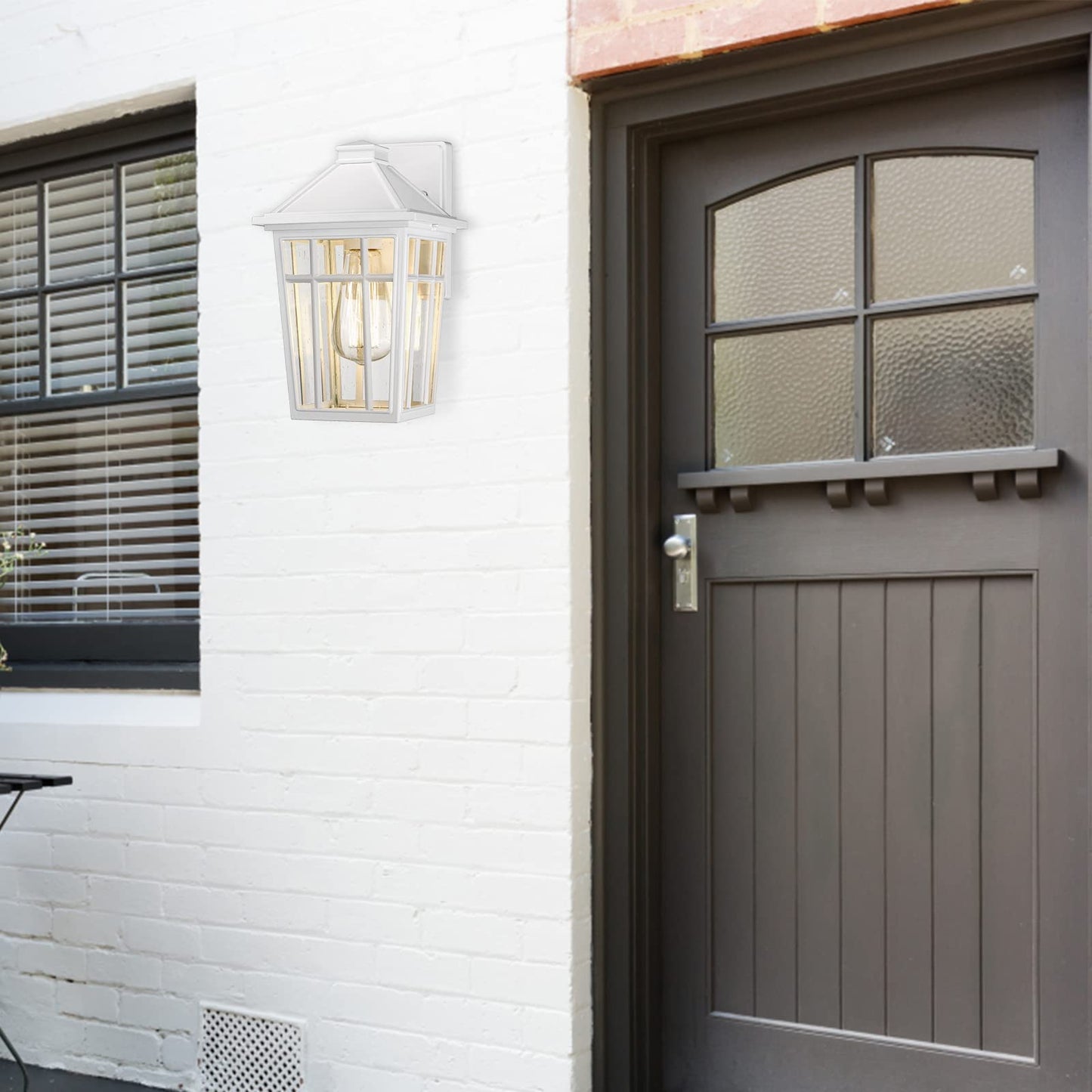 Darkaway Outdoor Sconce Lights Wall Light Fixtures, Front Porch Light Outdoor Wall Anti-Rust Waterproof Aluminum with Glass Exterior Light Fixture