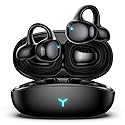 Cemobene Earbuds Wireless Bluetooth 5.4 Open Ear Clip Headphones with Mic, 55H Play, IPX5 Waterproof Sports Earphones, Noise Cancelling Mic…