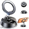 ACMEZING NeverFall Car Phone Holder for MagSafe [78+LBS Ultra Grip | 2400gf Magnetic Power] 360° Foldable Car Mount Cell Phone Holders for Your Car