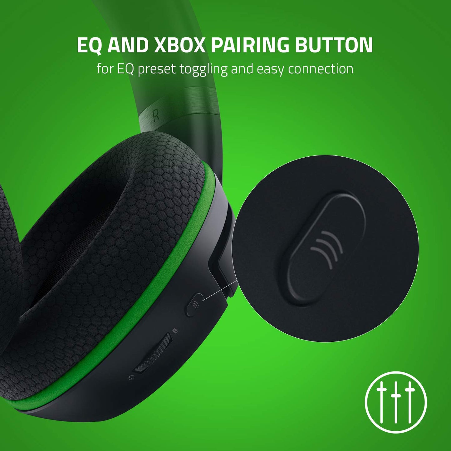 Razer Kaira Wireless Gaming Headset for Xbox Series X|S, Xbox One: Triforce Titanium 50mm Drivers - Cardioid Mic - Breathable Memory Foam Ear Cushions