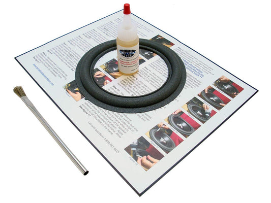 Springfield Speaker 6" Single Subwoofer Foam Surround Edge Repair Kit - 1 Speaker Kit - Compatible with BMW Z3 Rear Subwoofer (Harman Kardon), 280 00