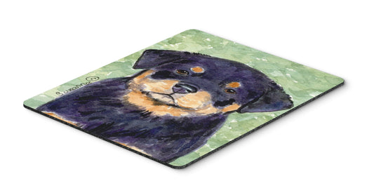 Caroline's Treasures SS8929MP Rottweiler Mouse Pad, Hot Pad or Trivet for Home Office Gaming Working Computers Laptop Mouse Mat,Washable Large