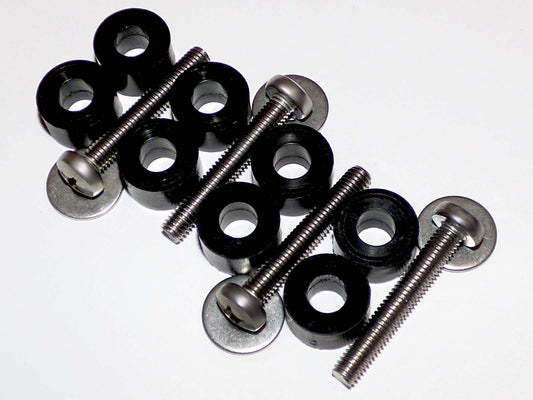 M6x40mm X Long Bolts for 30"- 40" TVs • Wall Mount Bracket to TV • VESA 200 • Stainless Steel