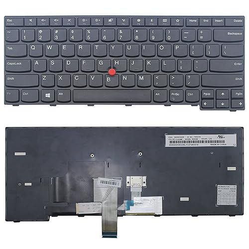 New US Black Keyboard Replacement for Lenovo IBM ThinkPad L470 (Type 20J4 20J5 20JU 20JV) 01EN508 SN20L82457