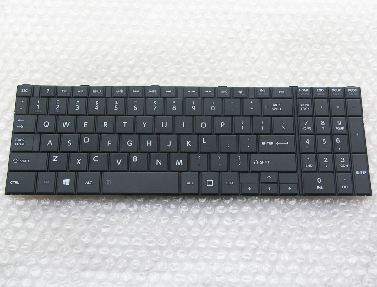 wangpeng® New Black US Keyboard for Toshiba Satellite C55T-B5230 C55T-B5110 C55T-B5349 Notebook PC