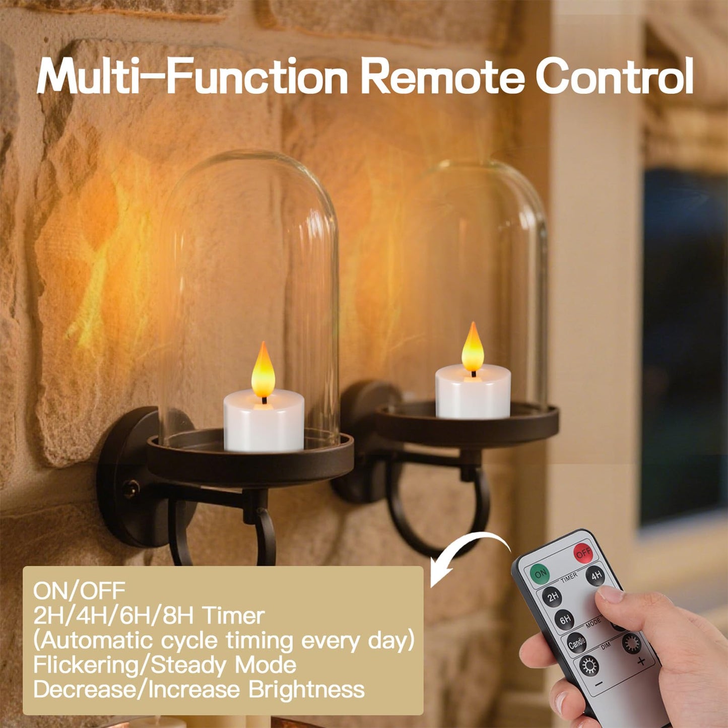 FPOO Rechargeable Candles tealights 12 Pack, Electric Tea Lights with Type-C Charging Base, 60-Hour Ultra Runtime, 2 inch Votive Candle with Remote