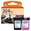 304XL Compatible Ink Cartridge Replacement for 304 XL Cartridge Work for HP AMP 100 120 125 130 Envy 5030 5032 5020 5010 Deskjet 3760 2630 3750 2620