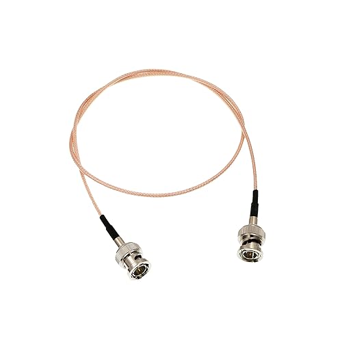 Uonecn HD-SDI Video Cable RG179 BNC Male to Male 75ohm MegaFlex for Blackmagic HyperDeck Shuttle and BMCC BMPC Hyperdeck Cameras 24''