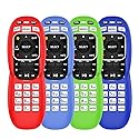 4 Pack Silicone Case for DirecTV RC73 Remote Control,Anti Slip Protective Controller Cover Replacement with Lanyard Compatible with DirecTV
